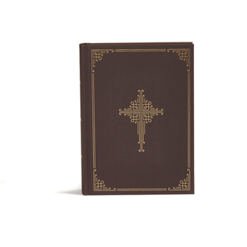 Hardcover CSB Ancient Faith Study Bible, Brown Cloth-Over-Board: Black Letter, Church Fathers, Study Notes and Commentary, Ribbon Marker, Sewn Binding, Easy-To- Book