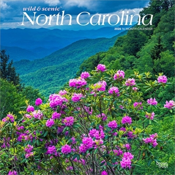 Calendar North Carolina Wild & Scenic 2026 12 X 24 Inch (Hanging) Monthly Square Wall Calendar Plastic-Free Book