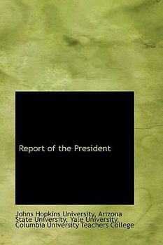 Paperback Report of the President Book