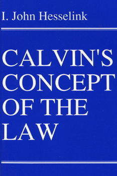 Paperback Calvin's Concept of the Law Book