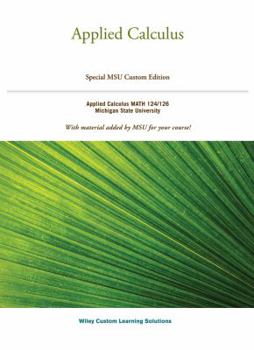 Paperback Applied Calculus MSU 124 Book