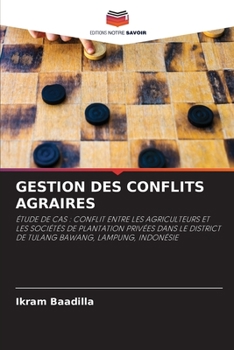 Paperback Gestion Des Conflits Agraires [French] Book