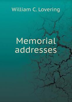 Paperback Memorial addresses Book