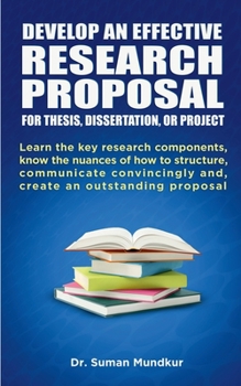 Paperback Develop an Effective Research Proposal Book