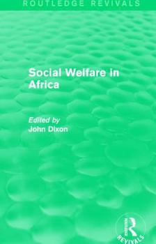 Paperback Social Welfare in Africa Book