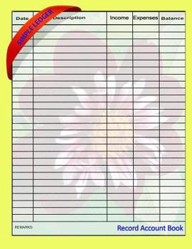 Paperback Simple Ledger: Record Account Book