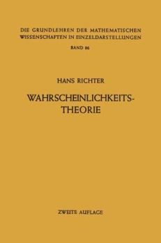 Paperback Wahrscheinlichkeitstheorie [German] Book