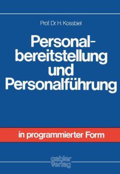 Paperback Personalbereitstellung Und Personalführung [German] Book