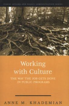 Paperback Working with Culture: How the Job Gets Done in Public Programs Book