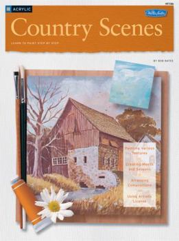 Paperback Acrylic: Country Scenes Book