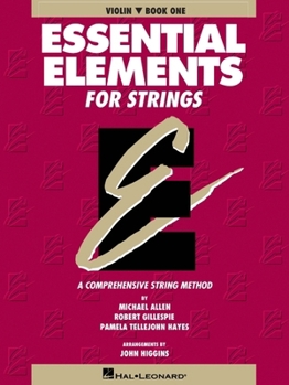 Paperback Essential Elements for Strings Violin Book 1 Beginner Violin Method with Fingerings Bowings and Music Theory Hal Leonard String Method Book