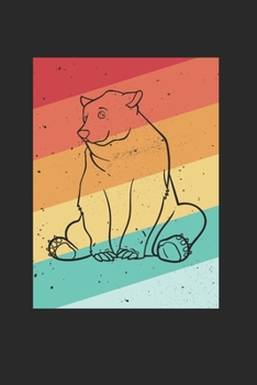 Bär Notizbuch: Bär Notizbuch für Liebhaber / Notizheft / Notizblock A5 (6x9in) Dotted Notebook / Punkteraster / 120 gepunktete Seiten (German Edition)