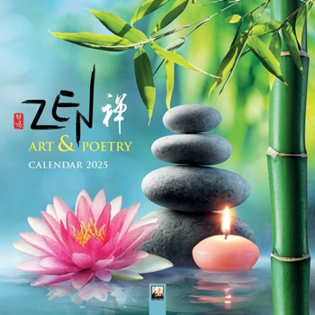 Calendar Zen Art & Poetry Wall Calendar 2025 (Art Calendar) Book