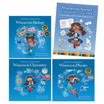 Hardcover Women in Science Hardcover Book Set with Coloring and Activity Book
