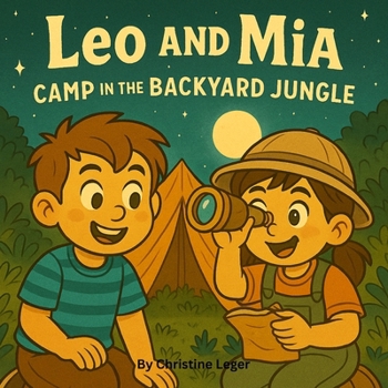 Paperback Leo and Mia Camp in the Backyard Jungle Book