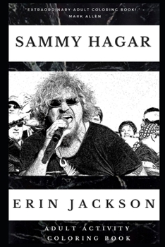 Paperback Sammy Hagar Adult Activity Coloring Book