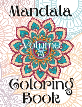 Paperback Mandala Coloring Book Volume 3 Book