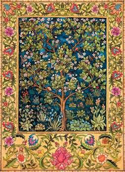 Misc. Tree of Life Tapestry by William Morris Book