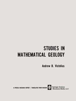 Paperback Studies in Mathematical Geology Book