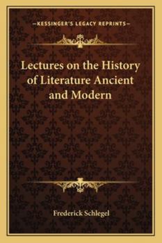 Geschichte der alten und neueren Literatur
