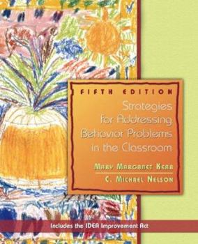 Paperback Strategies for Addressing Behavior Problems in the Classroom Book