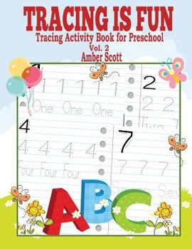 Paperback Tracing Is FUN: Tracing Activity Book For Preschool (Vol. 2) [Large Print] Book