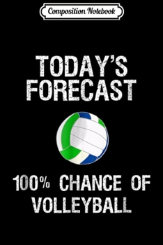 Composition Notebook: Volleyball Gift for Girls Journal/Notebook Blank Lined Ruled 6x9 100 Pages