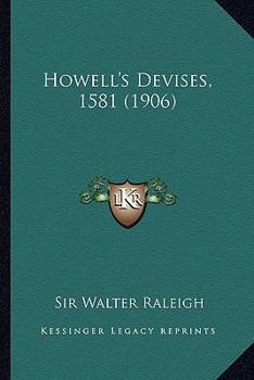 Paperback Howell's Devises, 1581 (1906) Book