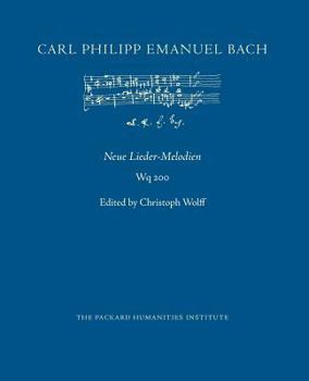 Paperback Neue Lieder-Melodien, Wq 200 Book