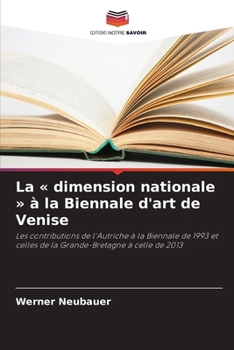 Paperback La dimension nationale à la Biennale d'art de Venise [French] Book