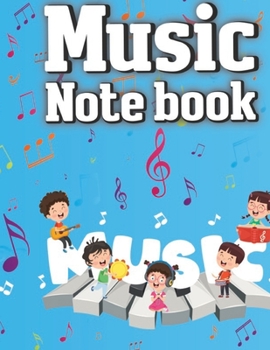 Paperback Music Notebook: Music Manuscript Paper, (Gifts for Music Lovers) Book