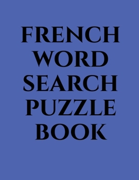 French word search puzzle book