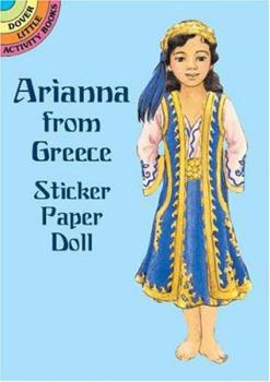 Paperback Arianna from Greece Sticker Paper Doll Book