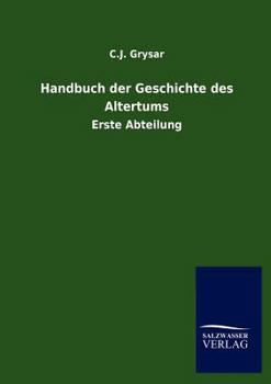 Paperback Handbuch der Geschichte des Altertums [German] Book