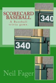 Paperback Scorecard Baseball: A Baseball trivia game. Book