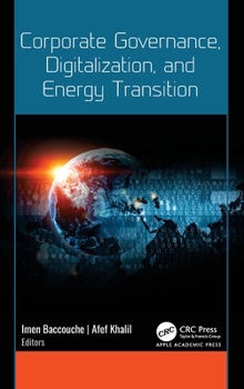 Hardcover Corporate Governance, Digitalization, and Energy Transition Book