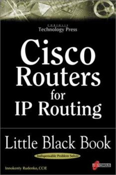 Paperback Cisco Routers for IP Routing Little Black Book