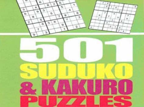Hardcover 501 Sudoku & Kakuro Puzzles Book