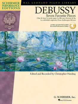 Paperback Claude Debussy - Seven Favorite Pieces - Book/Online Audio Book