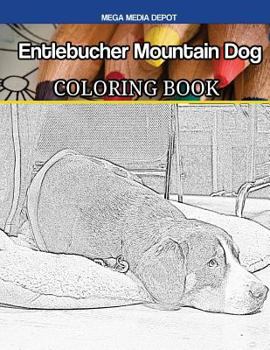 Paperback Entlebucher Mountain Dog Coloring Book