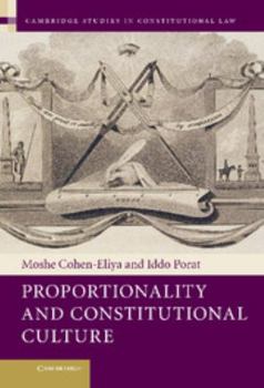 Hardcover Proportionality and Constitutional Culture Book