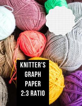 Paperback Knitting Sketchbook: Knitting Graph Paper Notebook Knitting Graph Paper Journal 2:3 Ratio 120 pages Letter Format 8.5x11 Book