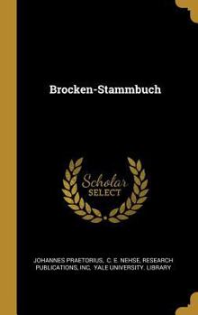 Hardcover Brocken-Stammbuch [German] Book