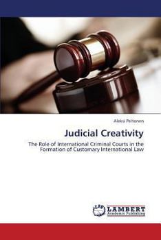 Paperback Judicial Creativity Book