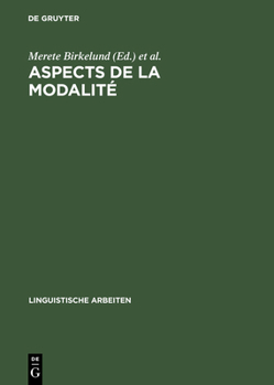 Hardcover Aspects de la Modalité [French] Book