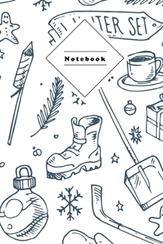 Paperback Composition Notebook: Journal Notepad for under $8 - 120 Sheets Dot Graph Paper - Perfect for School, Work, Students, Teacher - Cute Winters Book