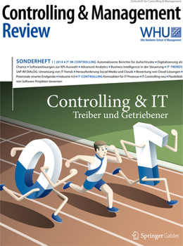 Paperback Controlling & Management Review Sonderheft 1-2014: Controlling & It [German] Book