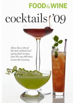 Paperback Food & Wine: Cocktails '09 Book