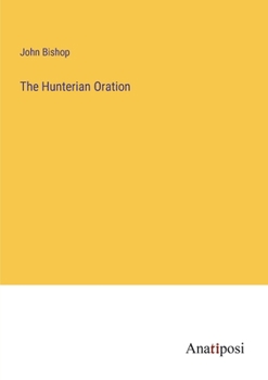 Paperback The Hunterian Oration Book