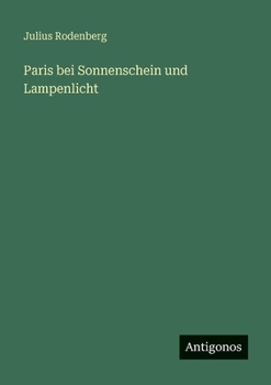 Paris bei Sonnenschein und Lampenlicht (German Edition)